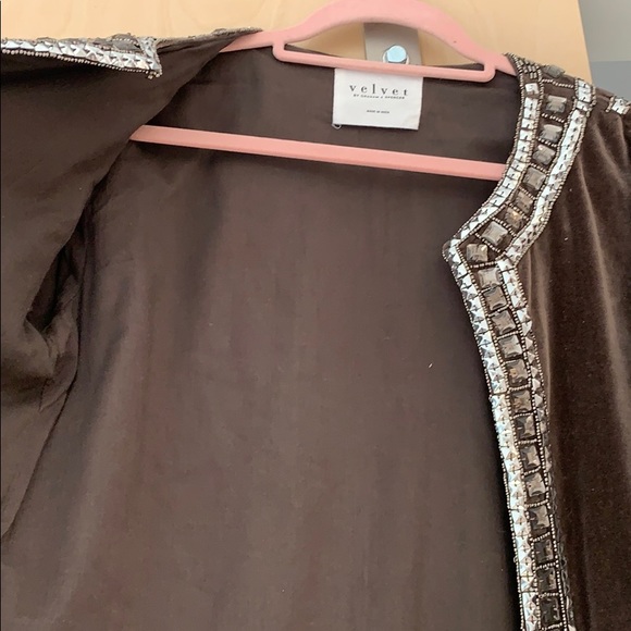 Velvet embroidered jacket - Picture 4 of 4